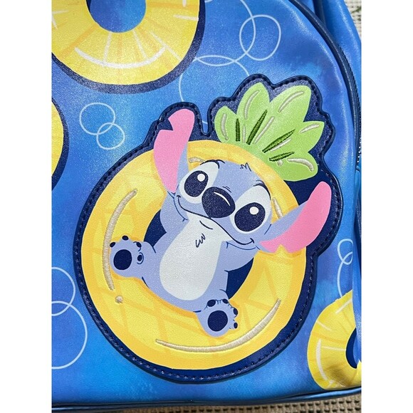 Loungefly Disney Lilo And Stitch Pineapple Floaty Stitch Mini Backpack - Picture 12 of 12